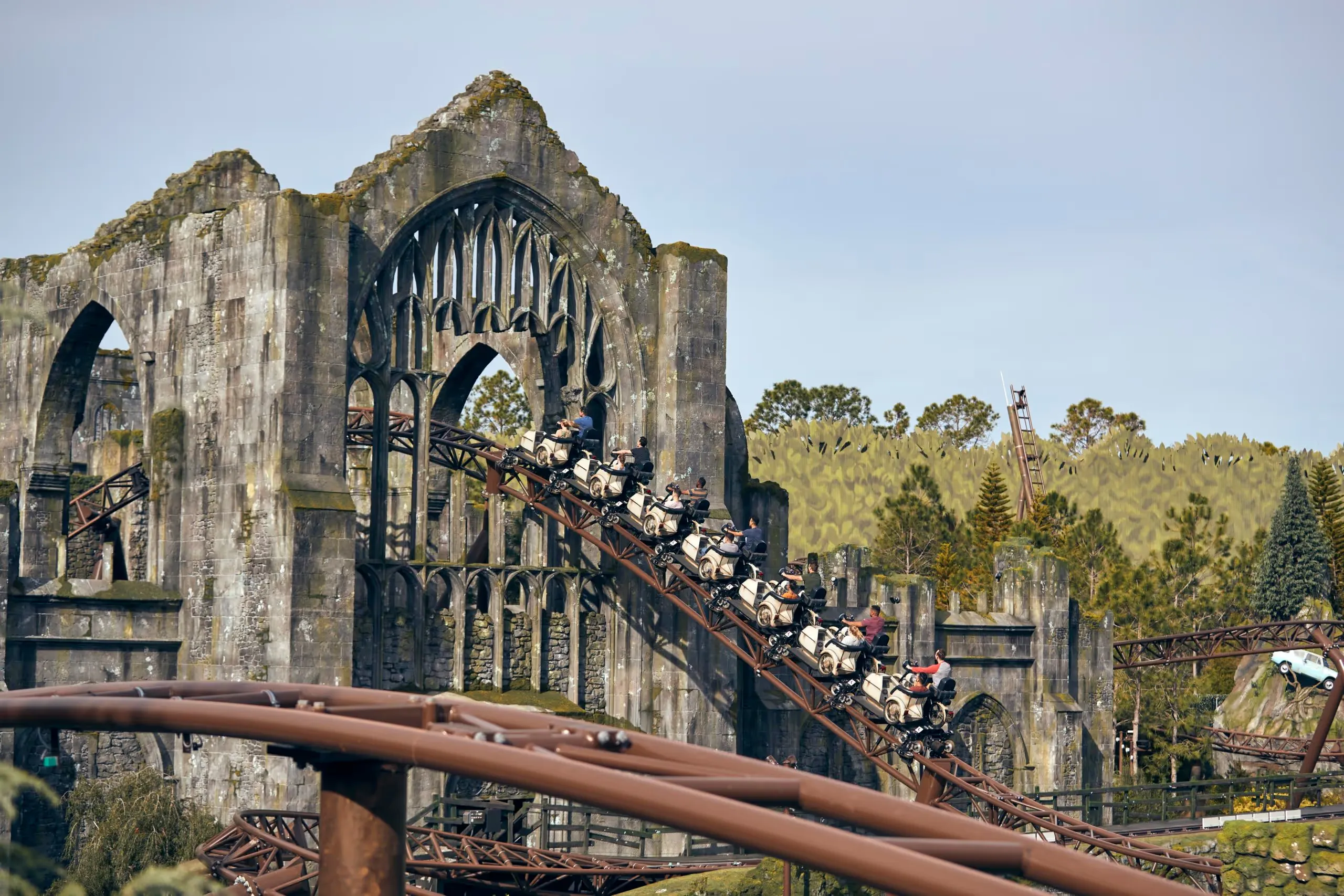 imagen de la atraccion de Hagrid en universal orlando