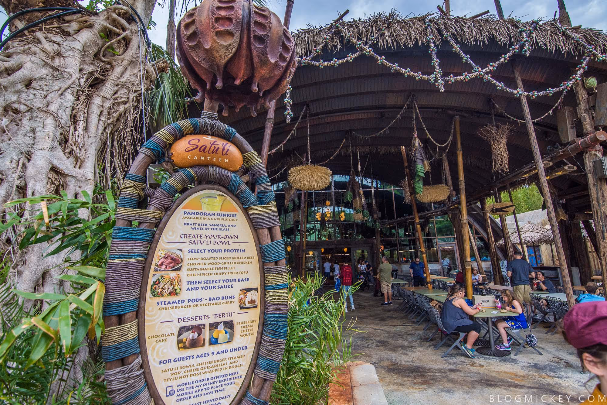 Imagen del restaurante de Avatar en Animal Kingdom