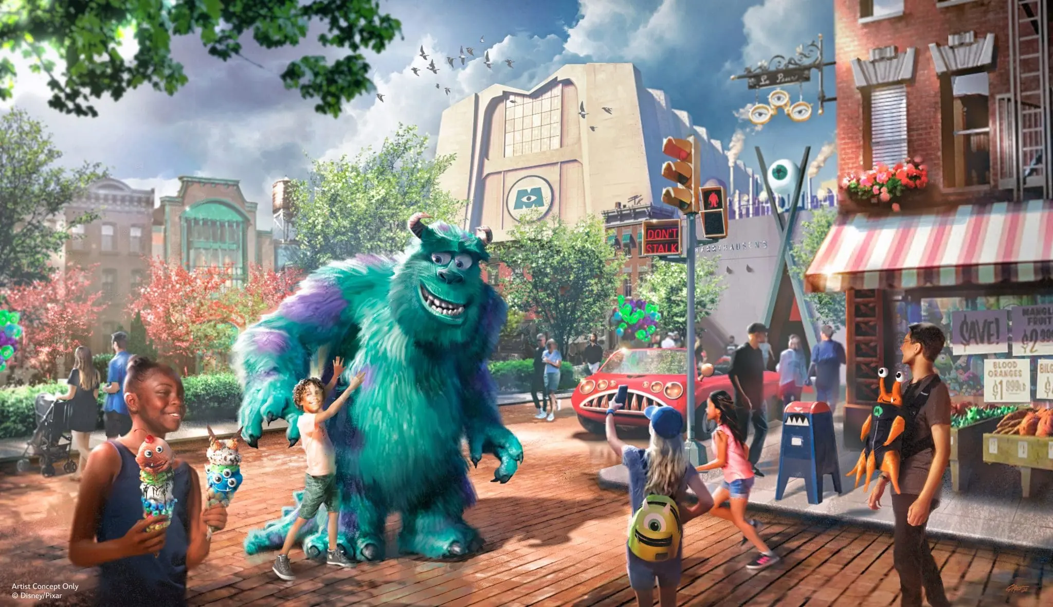 foto ejemplo de nueva atracción de monsters inc en hollywood studios disney orlando