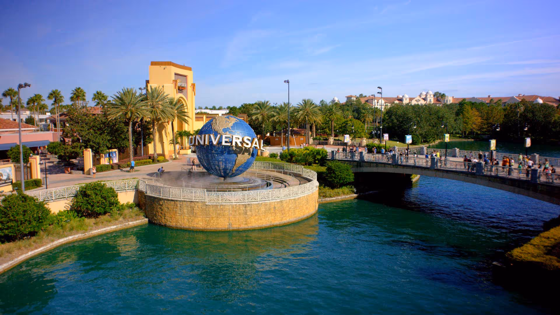 Vista panorámica de los parques de Universal Orlando